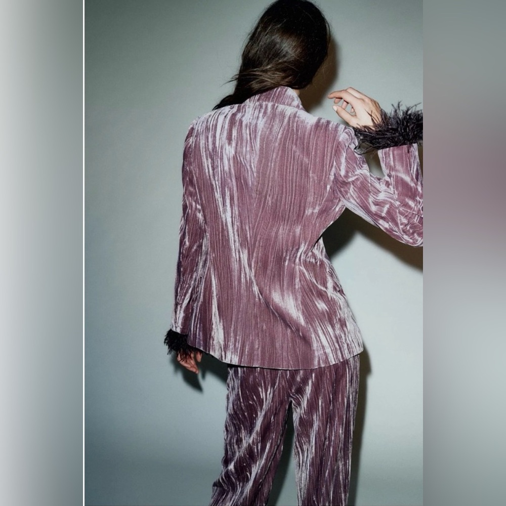 Zara velvet blazer - Picture 3 of 4